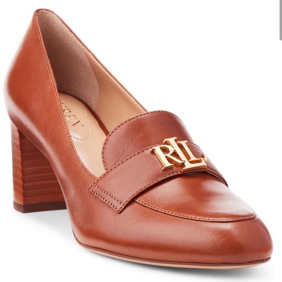 Ralph Lauren Brendi Burnished Leather 
